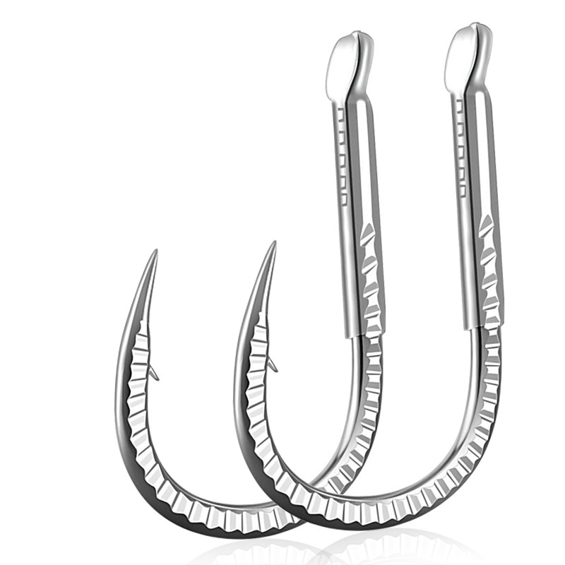 Titanium Fish Hooks Bluefish Hooks Carp Giants Barb Titanium Alloy Bulk Hooks Fishing Gear Accessories Gadgets-image-485287305
