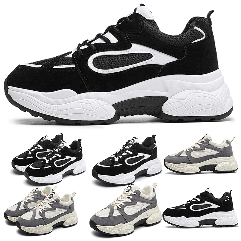 

wholesale platform women running shoes triple white black grey mesh comfortable breathable sports designer sneakers size 35-40, B1