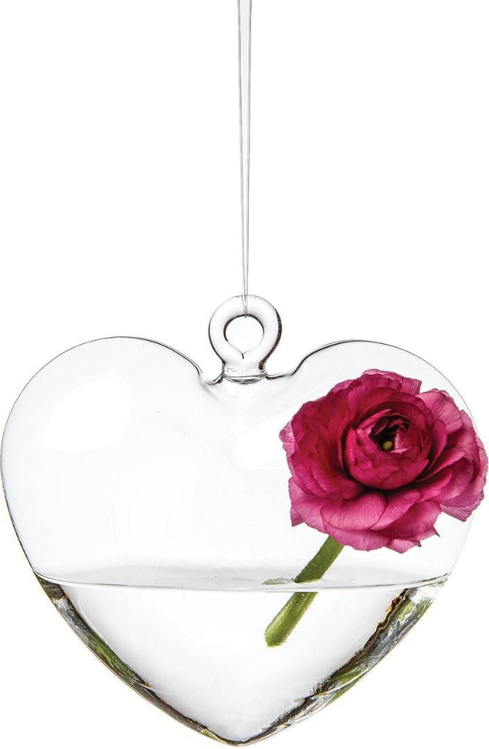 

Free Shipping Event Party Home Garden Decoration Terrariums Large Hanging Glass Heart Vase Decoration 100mm, 50/Pack