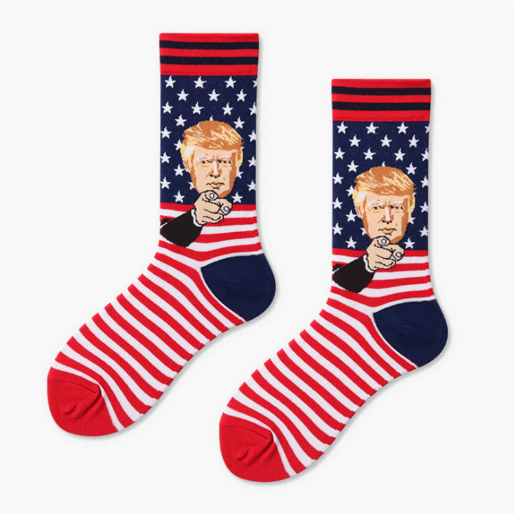 

Donald Trump Stripe sock Presidential Campaign 2020 Make American Great Letter socks Kids Men Women Stockings USA Flag BJY539, Mixed styles