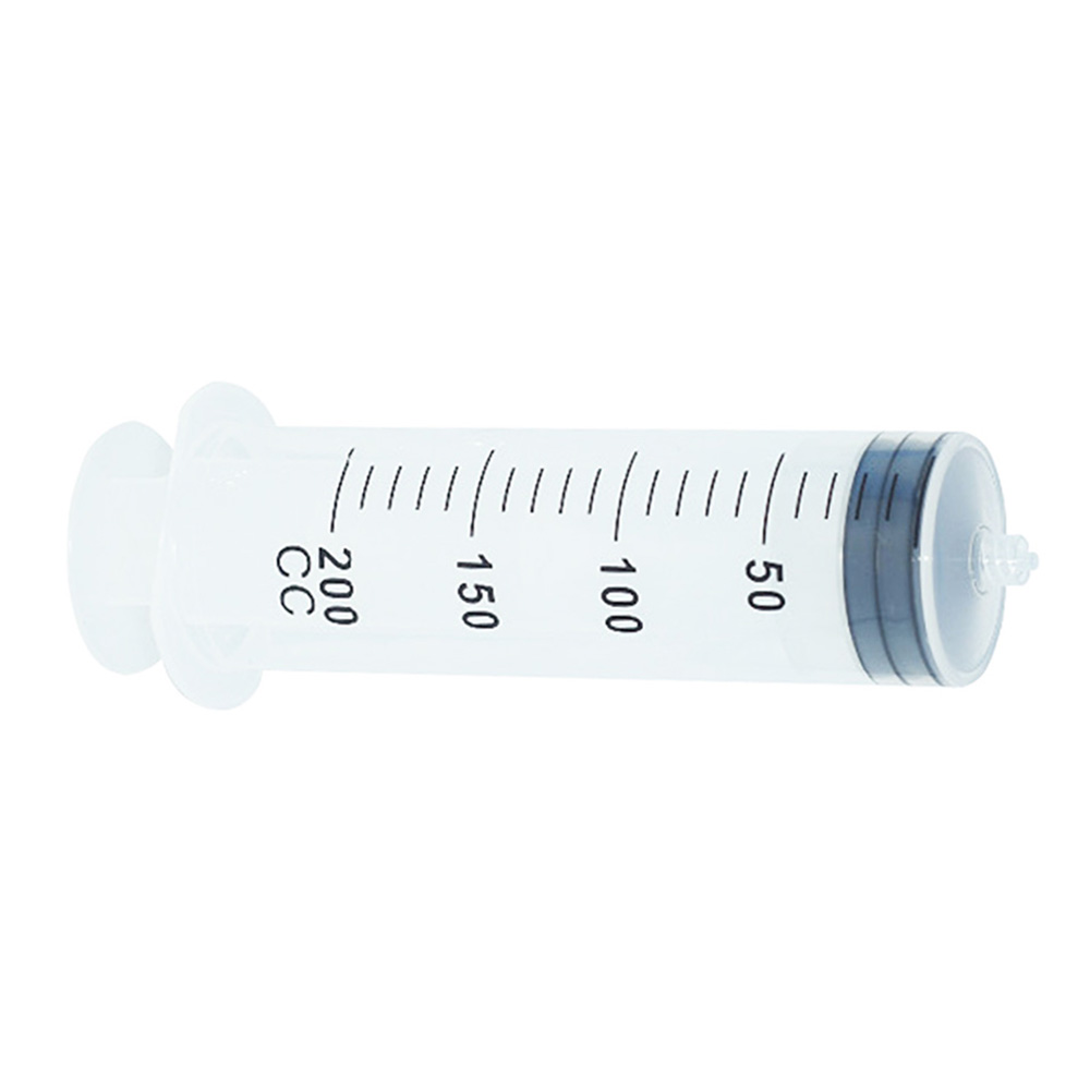 

200ml/200cc Luer Lock Syringe White