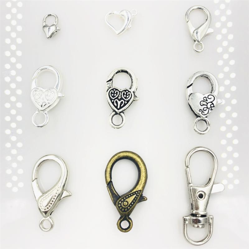 Conectores de Cadena de Bola de 200 Piezas Broches Hallazgos Joyería haciendo Fit 1.5-2.4mm