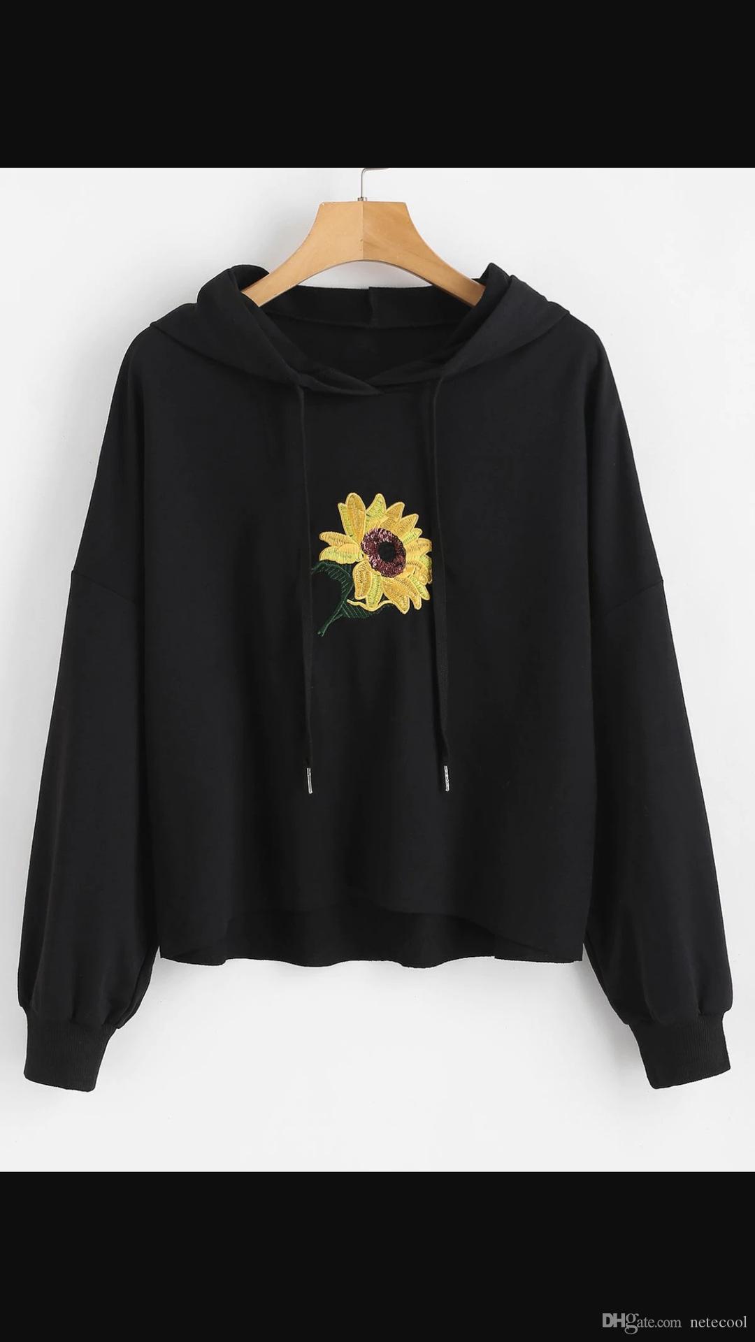 sunflower hoodie women's