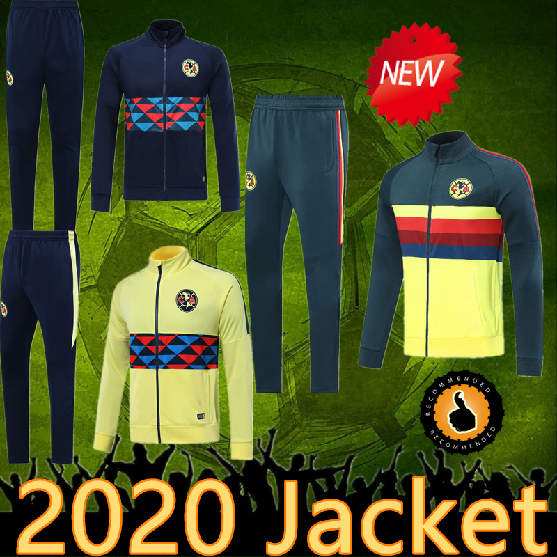 

Top quality 19 20 Mexico LIGA MX 2020 Club America jacket pants soccer tracksuit home away 2019 Club America soccer training suit jackets