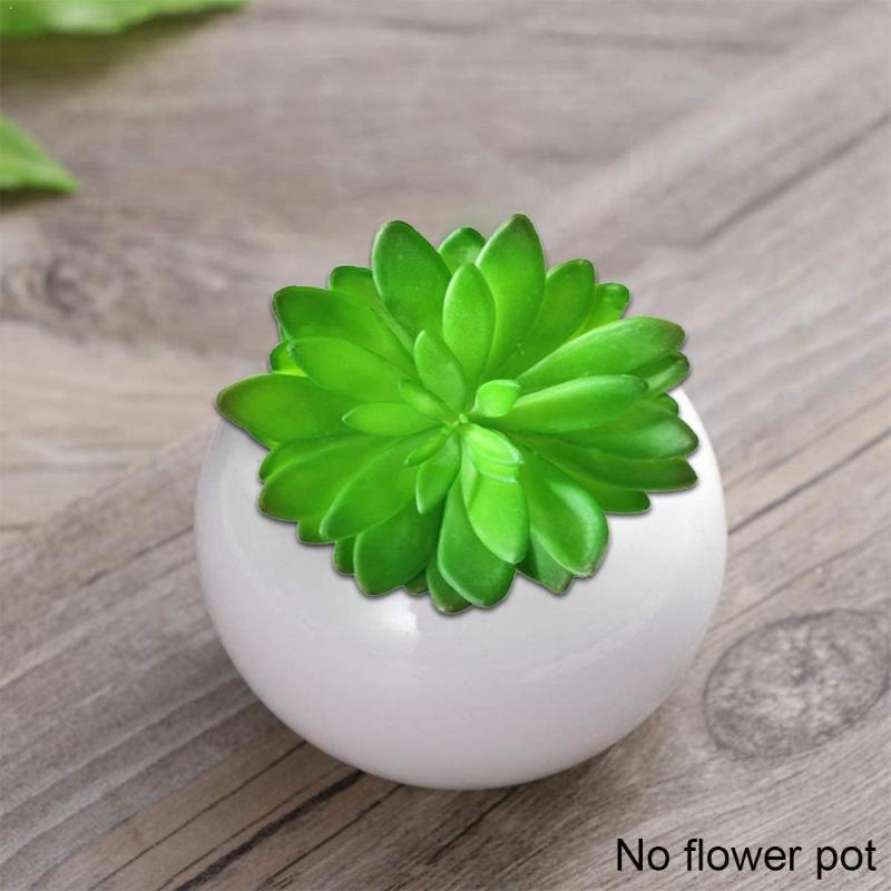 

Mini Cute Succulent Home Garden Decoration Artificial Indoor For Home Bonsai with Plant Office DeskTable Decor Plants Fake A2Q9