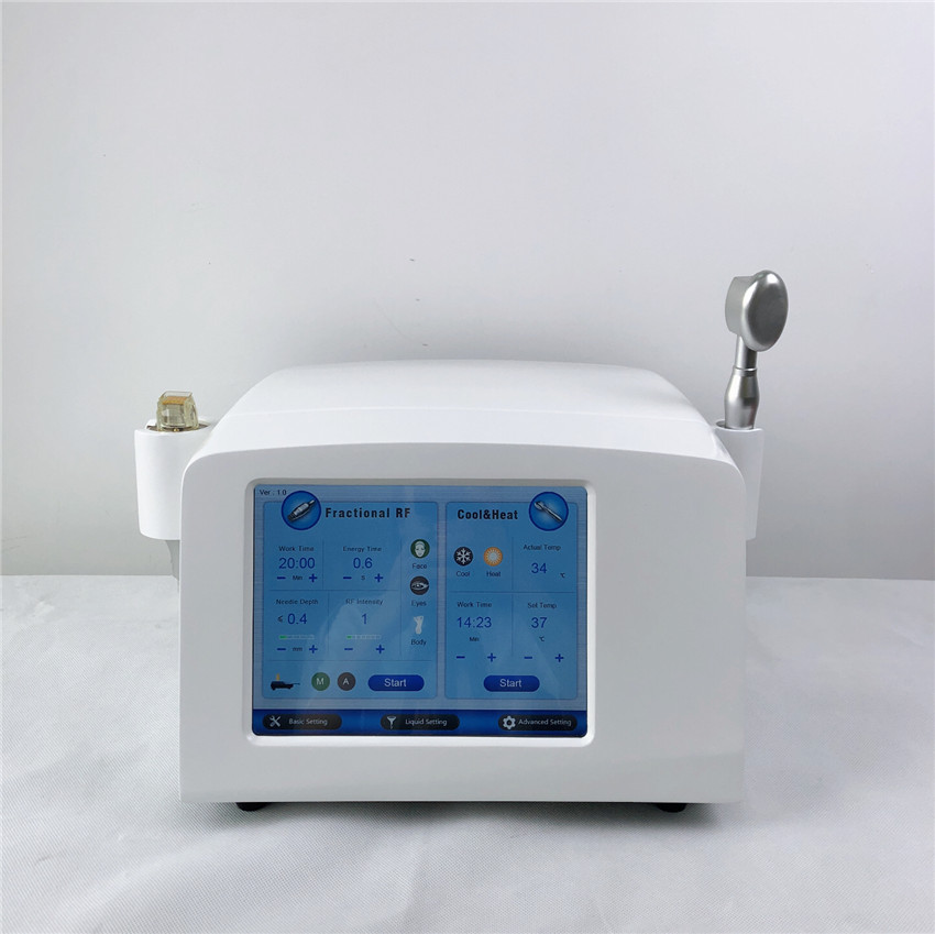 

Portable Fractional RF face lifting machine RF device for coolagen induction Therapy Fractional RF microneedle machine