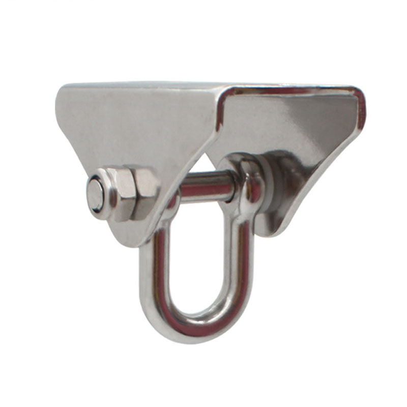 stainless steel circle ring hanger buckle DIY handmade chain fitting door hasp Ring hook Suspension Connecting latch Ring swing part-image-552722749