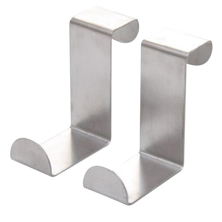 

2PC Door Hook Stainless Kitchen Cabinet Clothes Hanger m10