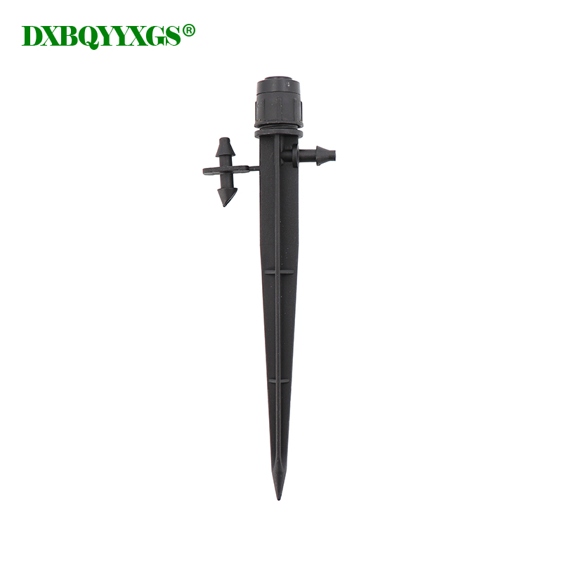 

10PCS Garden Adjustable Automatic watering plant dripper holder dripper Fountain Drip irrigation spray System 4/7 mm 1/4'' Hose, As pic