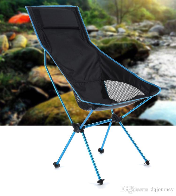 Portable Moon Chair Lightweight Fishing Camping BBQ Chairs Folding Extended Hiking Seat Garden Ultralight Office Home Furniture-image-481104318