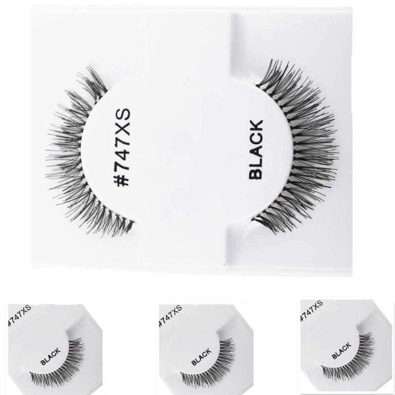 

Cross Slim Thick Eye Lashes Pure Handmade Cotton Stems False Eyelashes Naturally Short Paragraph Daily Makeup Fake Eyelashes
