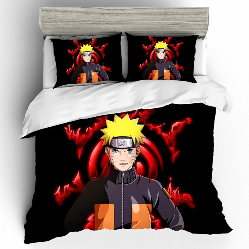 

Home Textiles Bed Linen Naruto Bedding Sets Duvet Cover King Size Bedding Set Bed Sheets Ropa De Cama Gift Sabanas Linen, Cd0307
