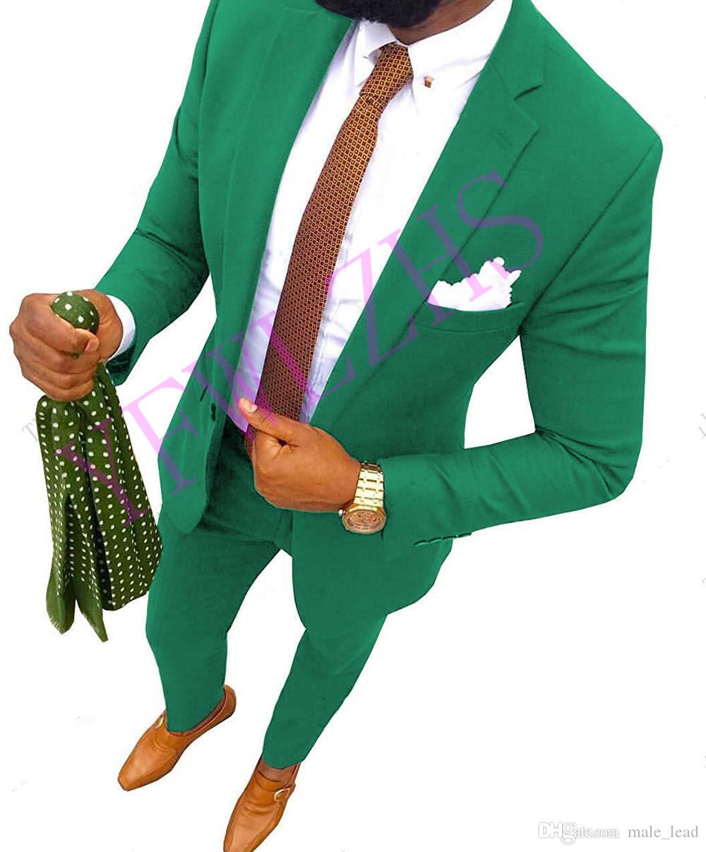 

Handsome Groomsmen Notch Lapel Groom Tuxedos Mens Wedding Dress Man Jacket Blazer Prom Dinner 2 Piece Suit(Jacket+Pants+Tie) 493, Same as image
