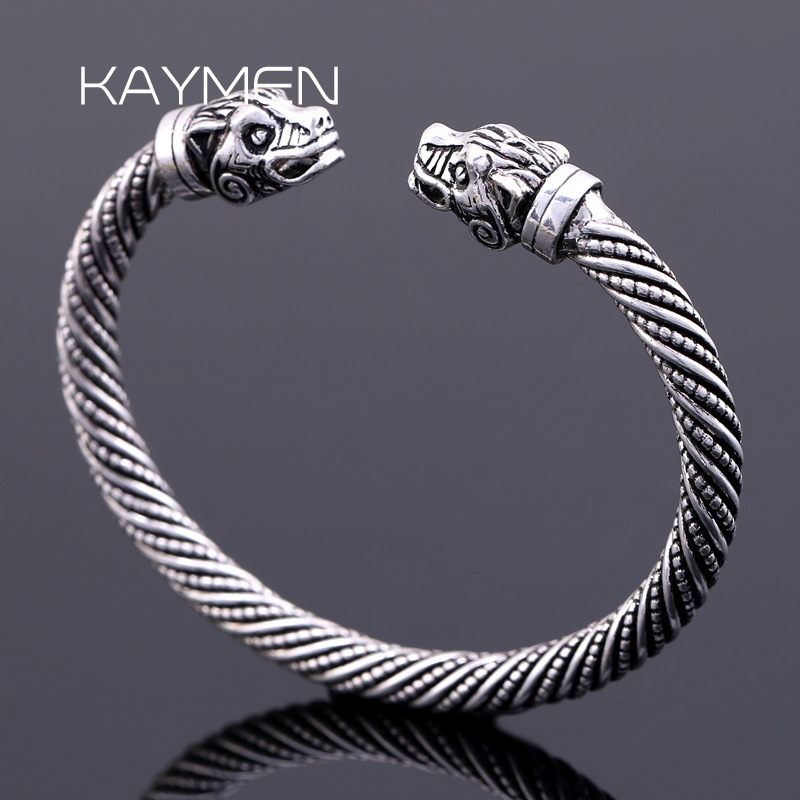 

KAYMEN New Statement Vintage Viking Bracelet for Women Men Unisex Fashion Bangle 3290