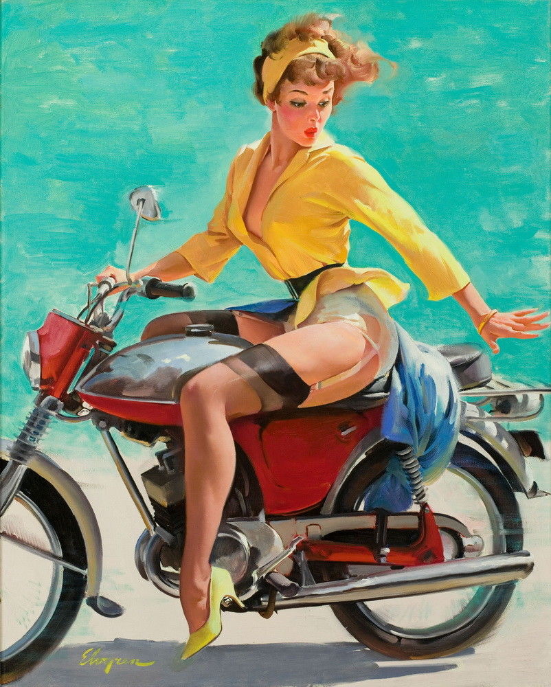 

Gil Elvgren Pin Up Girls -03 Home Decor Handcrafts /HD Print Oil Painting On Canvas Wall Art Canvas Pictures 200211