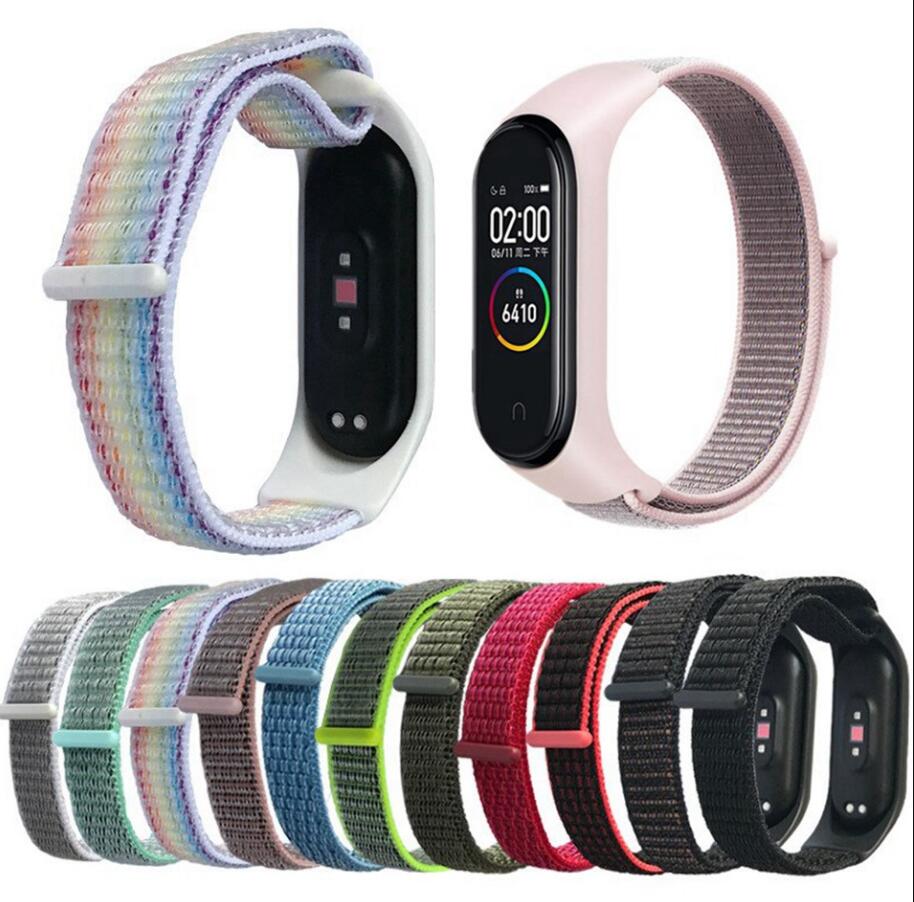 

Nylon Strap for Xiaomi Mi band 5 4 3 replaceable Bracelet Mi band4 band3 Sports Wristband Breathable Bracelet for Xiomi Miband 3 4