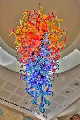 

Pendant Lamps Italian Large Modern Chandeliers Lighting Hand Blown Glass Chandelier Pendant-Light with LED Bulbs Chinese Supplier