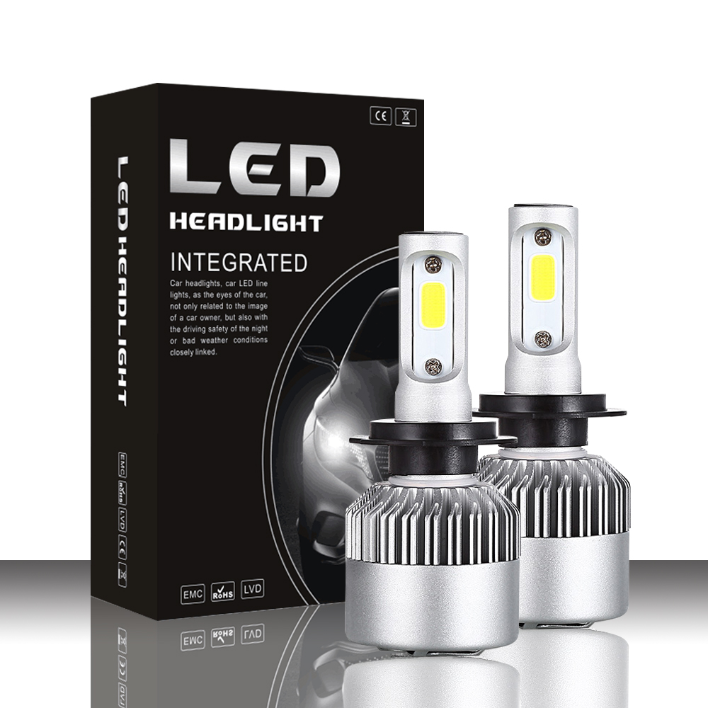 

2019 16000lm Improved S2 Led Car Headlight with Powerful COB Chips H1 H3 H4 H7 H8 H9 H11 880 881 9004 9005 9006 9007 led Lamps
