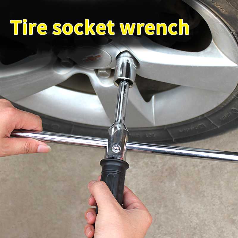 

Tire Repair Cross Wrench Lengthened Car Tire Change Tools Folding Cross Wrench Car Wheel Repair Tool Auto Socket Spanner