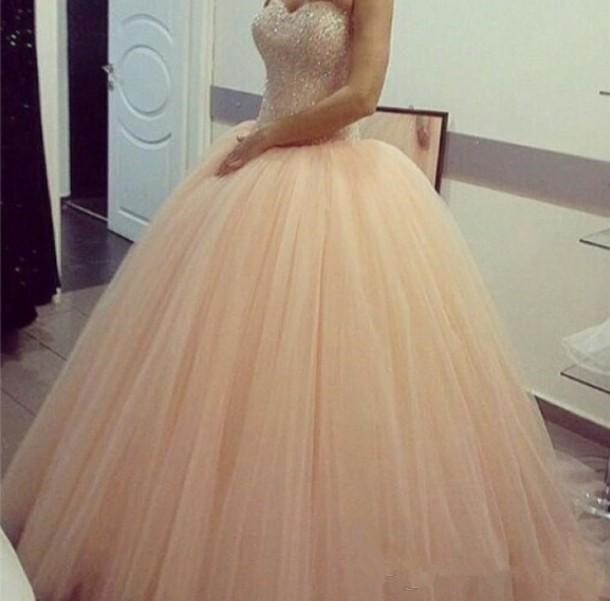 

Real Image Ball Gown Quinceanera Dresses Coral Tulle Vestidos De 15 Anos Sweet 16 Party Dresses Custom Made Prom Gowns vestidos de novia