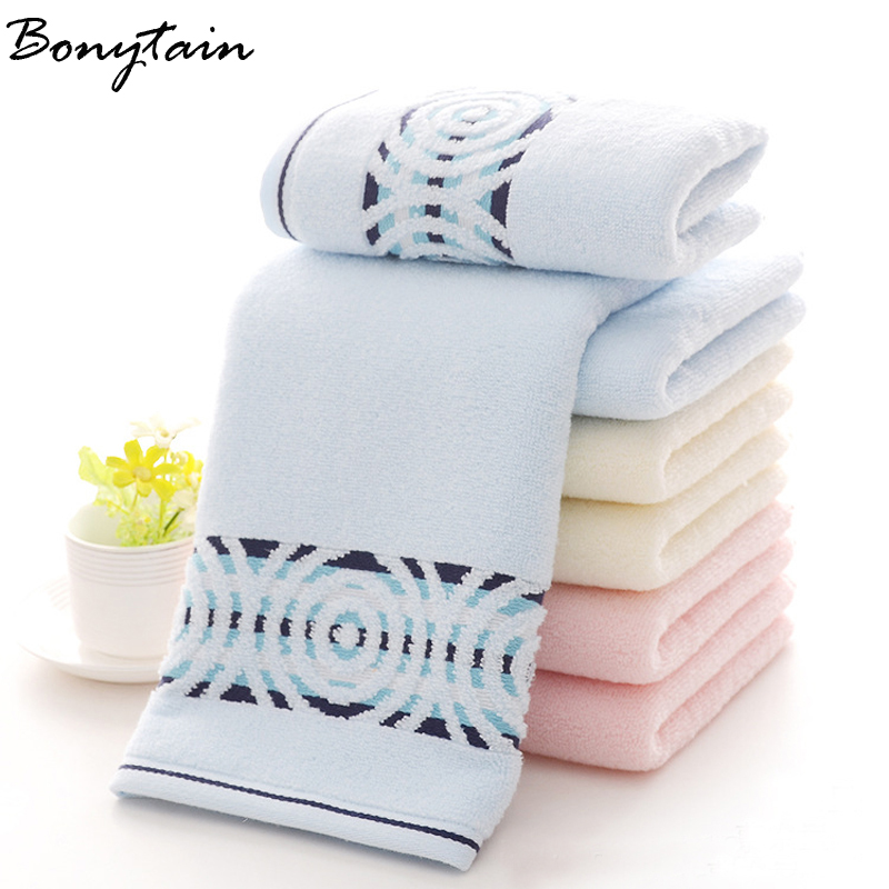 

35*75cm Wholesale SoftCotton Bath Beach Bathroom Hand Hair Terry Towel for Kids Adults Home Textile House Cleaning Towel, Pink
