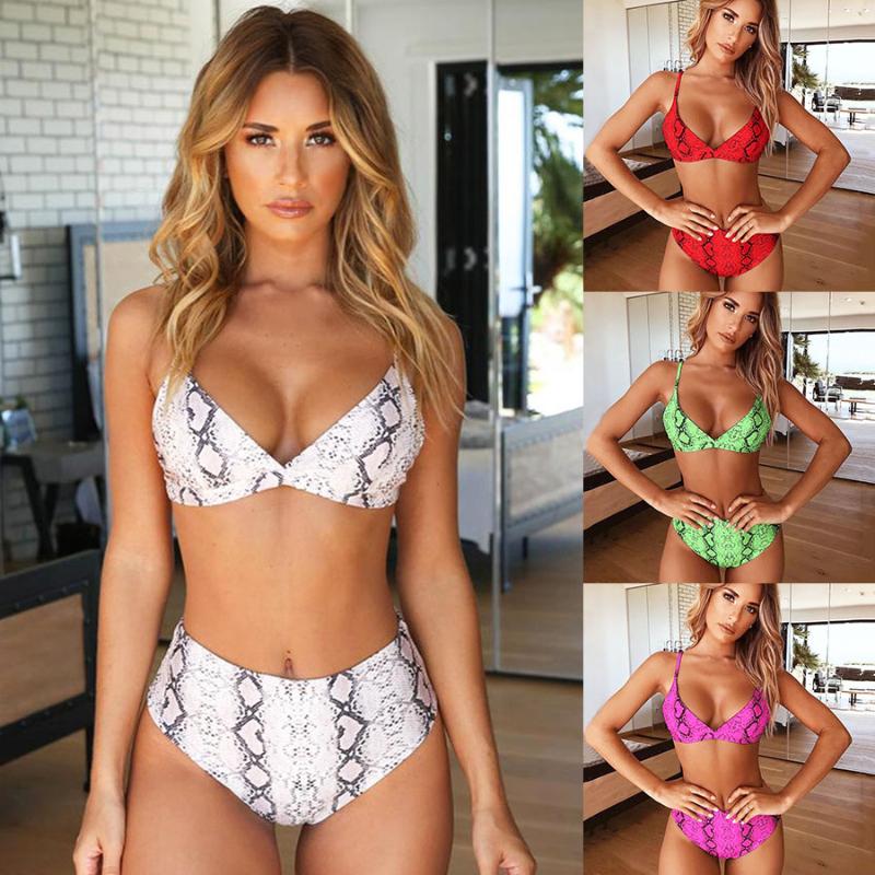 

Triangle Bikini 2020 High Waist Swimsuit Swimming Suit For Women Swimwear Push Up Bathing Suit May Beachwear Summer Biquine