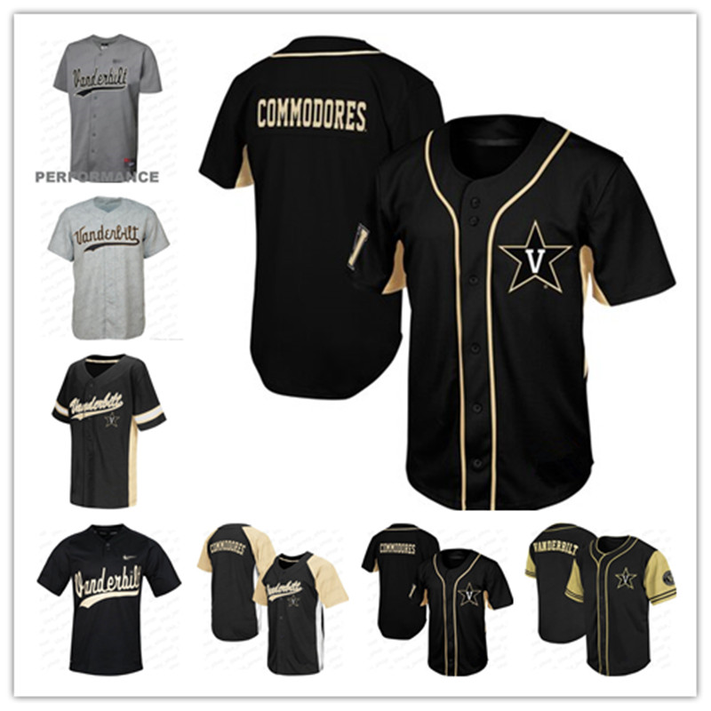 

Custom Vanderbilt Commodores Jersey Mens Womens Youth Stitched Any Name Any Nmber Mix Order High Quailty, As photo