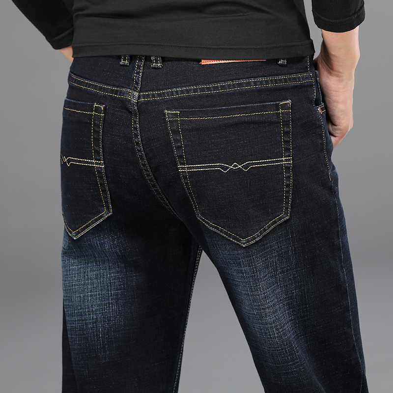

Male Jeans Men Men'S Jean Homme Denim Slim Fit Pants Trousers Straight Blue Black Biker Business Casual Fashion New Pant, 940 h