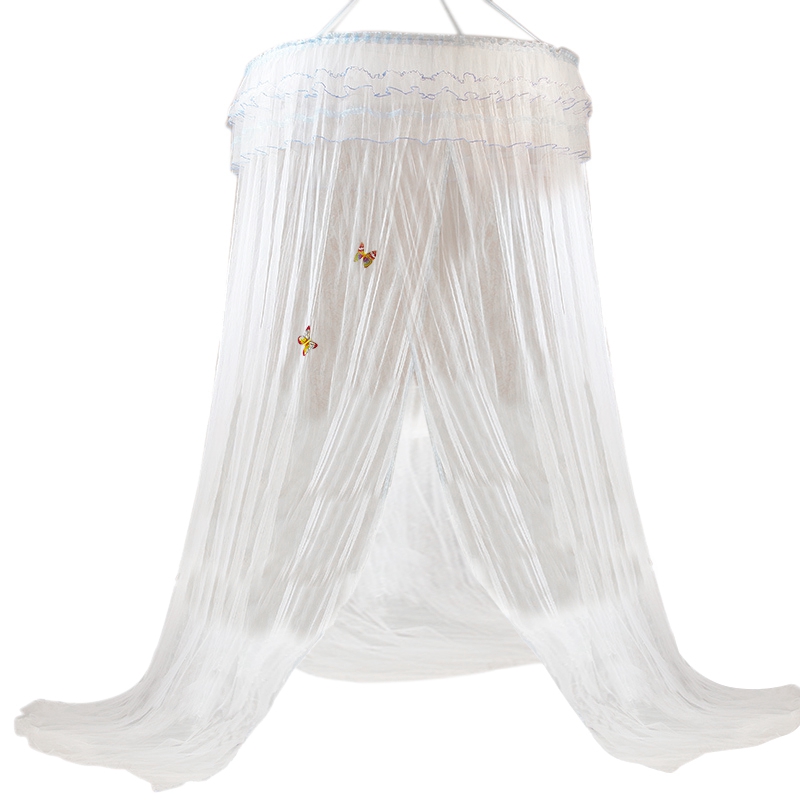 

Elegant Dome Mosquito Net Canopy Lace Princess Style Mosquito Net Bed Curtain Netting for Baby Sleeping