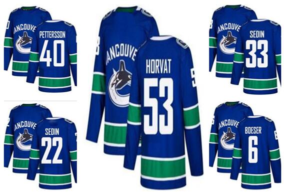 

Men's Vancouver Canucks #33 Sedin Blue Home Stitched Jersey,men 22 O.SEDIN 53 HORVAT 40 PETTERSSON 33 Sedin sports Trainers Hockey Jerseys, 40 pettersson blue