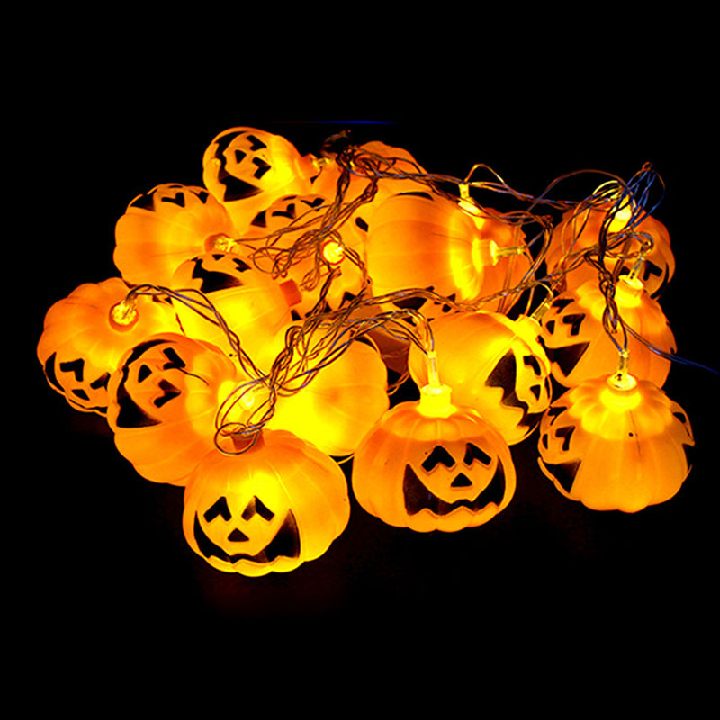 

3M 16 LED Halloween Pumpkin String Light Halloween Decoration Decorative Lights Fairy Lights Party Prop Lanterns Festival Event