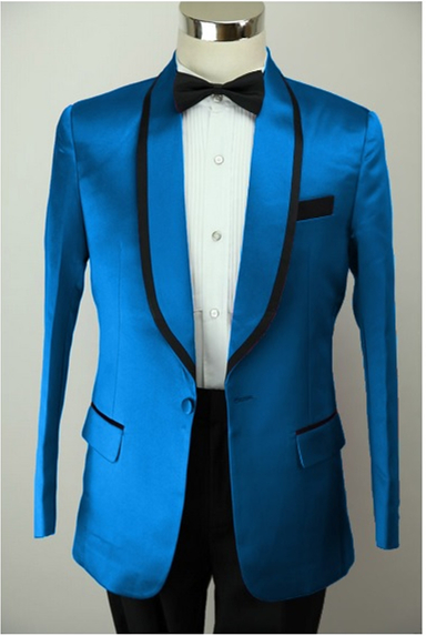 

Cool One Button Groomsmen Shawl Lapel Groom Tuxedos Mens Wedding Dress Man Jacket Blazer Prom Dinner 2 Piece Suit(Jacket+Pants+Tie) A139, Same as image