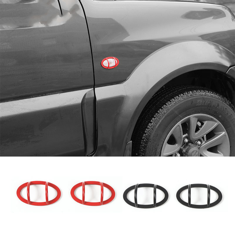

Exterior Parts Metal Fender Turn Signal Lamp Cover Decoration For Suzuki Jimny 2007-2017 Car Exterior Accessories