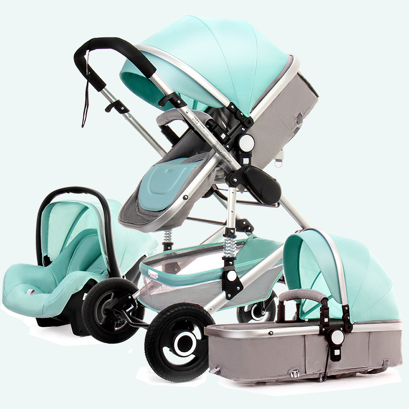 

2020 High landscape baby stroller can sit reclining two-way lightweight folding absorber multi-function newborn baby stroller