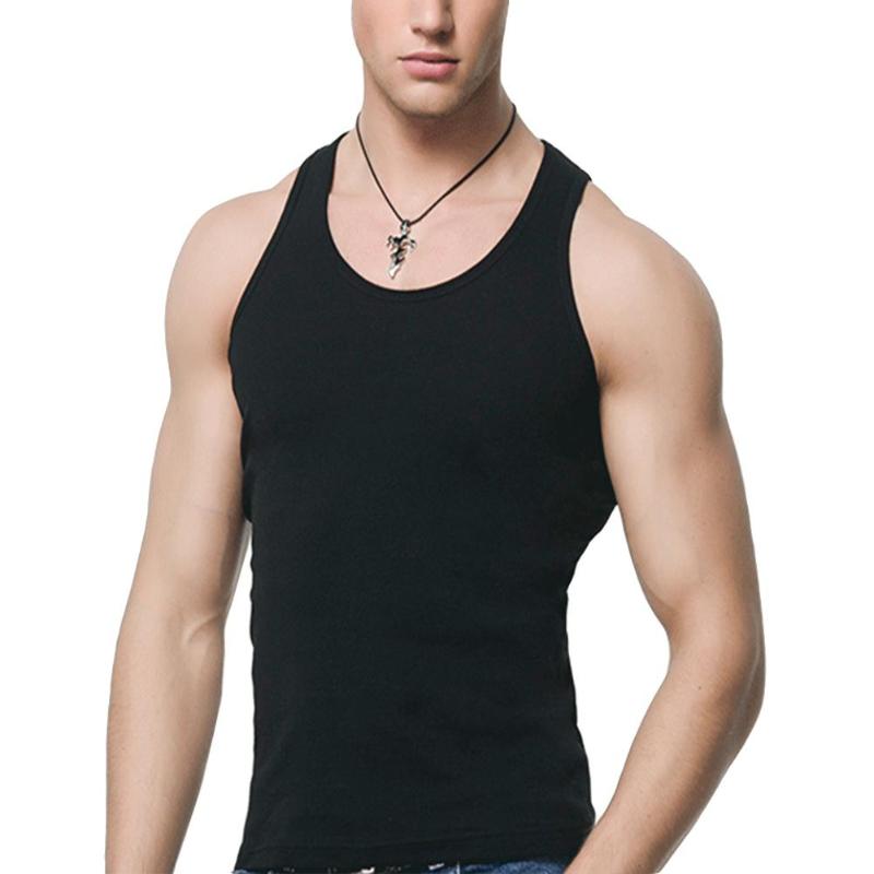 

ZACOO Summer Men Sleeveless Breathable Cusual Sports Vests, Black