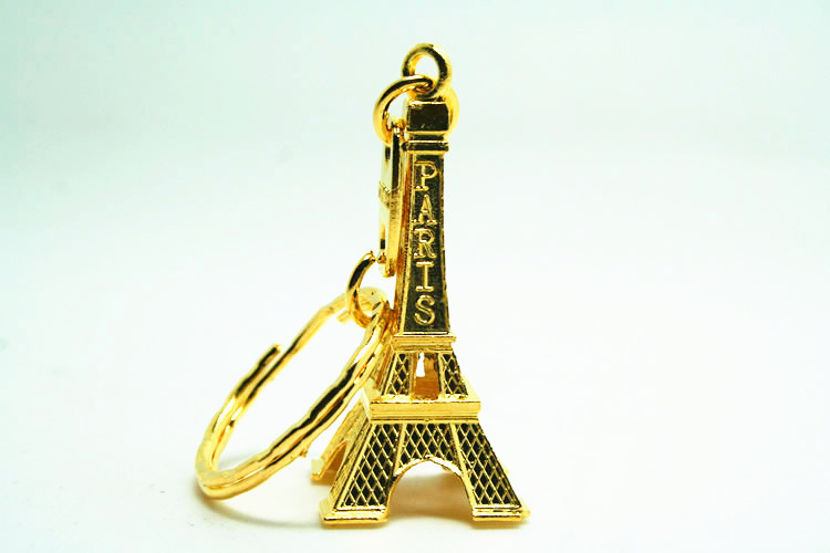 Torre Tower For Keys Souvenirs, Paris Tour Eiffel Keychain Chain Ring