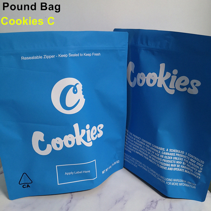 

Newest Cookies 1 Pound Bag 16OZ White Runtz SMELL PROOF Packaging Bag Cookies Pound Package 420 Dry Herb Flowers