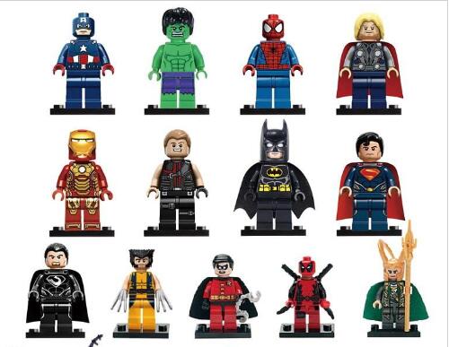 Marvel Los Vengadores Hulkbuster Smash-Up superhéroe Mini Figura Lego Construir Niños Juguete