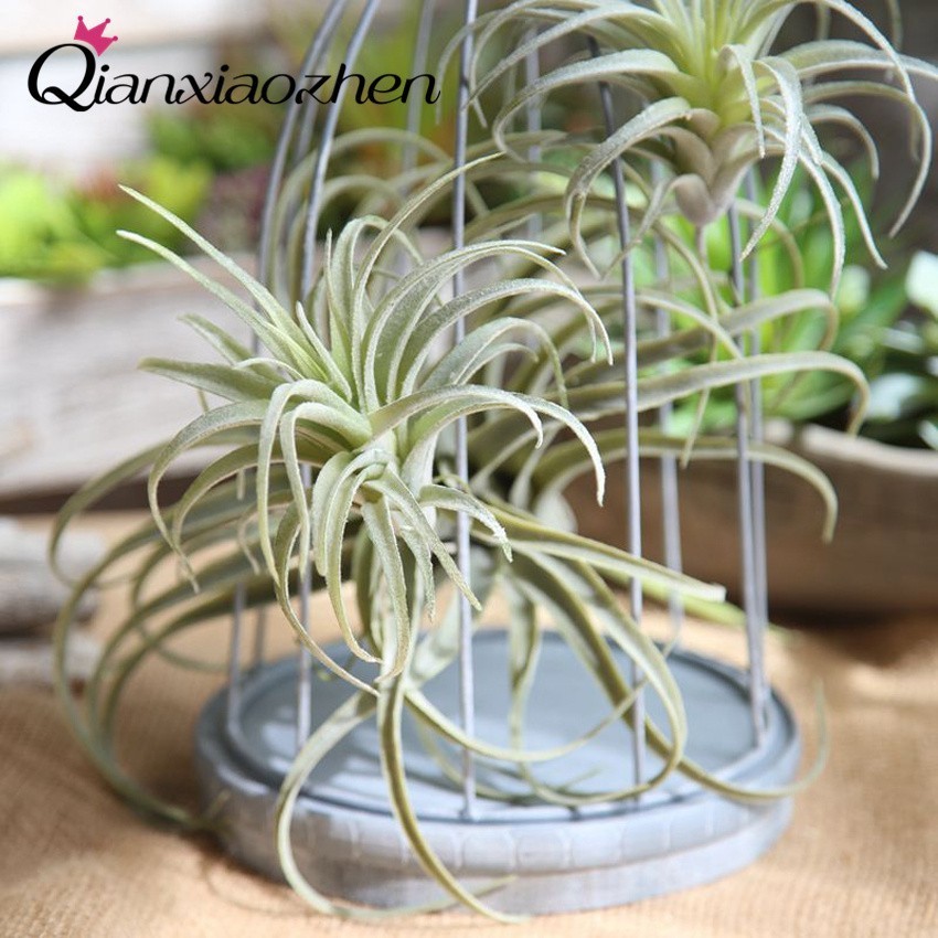 

Qianxiaozhen Pineapple Grass Artificial Flowers For Wedding Fake Flowers Bouquet Wedding Home Decoration, As pic