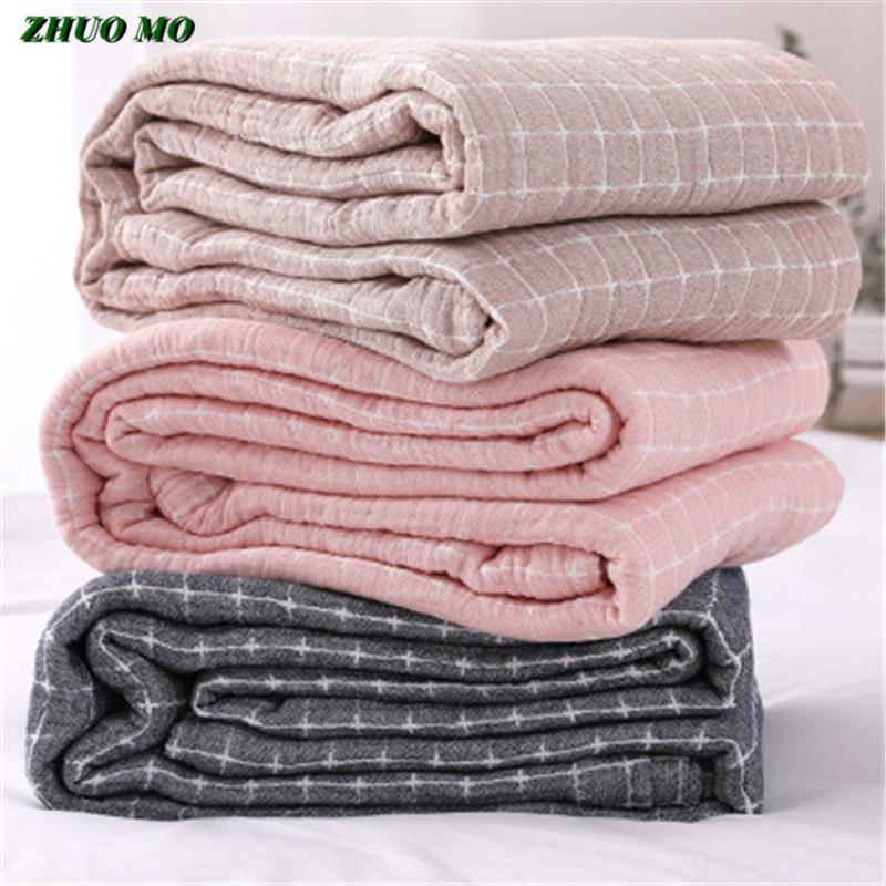 

Japanese cotton towel quilt blanket Air conditioning is for adult sheets for bed home gift decoration travel bed sheets