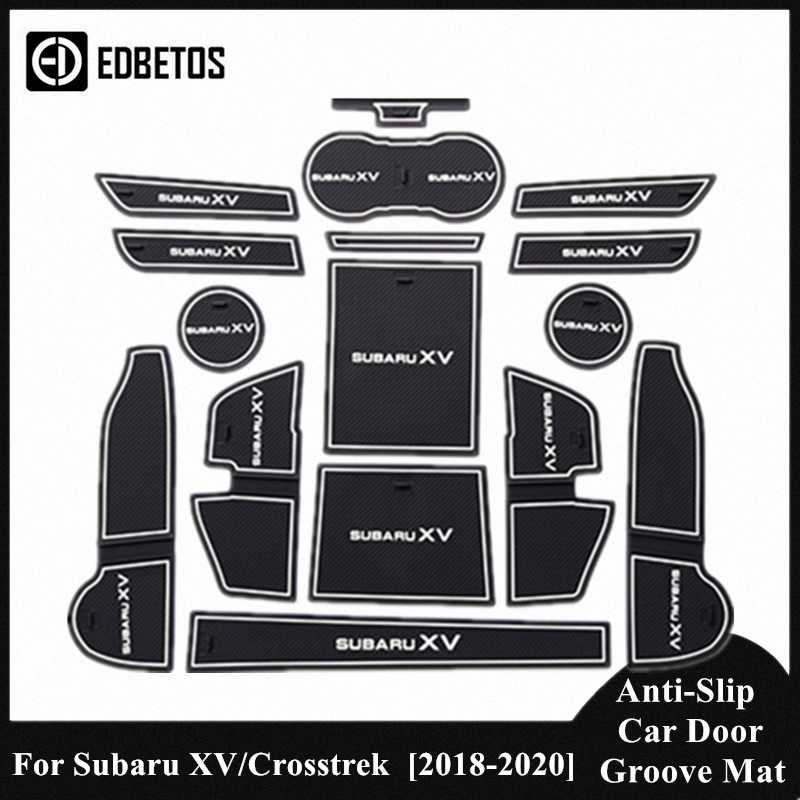 

Crosstrek 2020 2020 Rubber Mat Non-slip Interior Cup Pad For XV Door Groove Mat For XV Crosstrek WRX STI