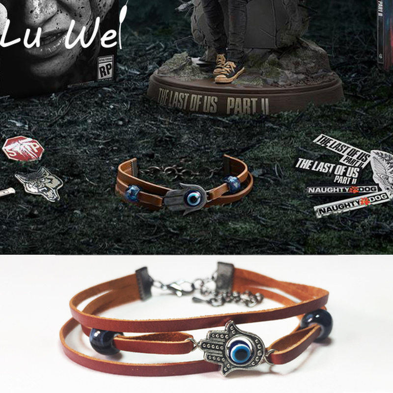 

The Last of us 2 part 2 Cosplay Bracelet Imitation Upgraded Dina Bracelet evil eye The Last of us Game Fan Gift Charm