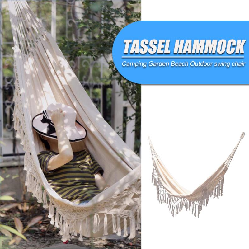 

Outdoor Leisure Swing Hammock Hiking Camping Hunting Foldable Hanging Swing Sleeping Beds for Household Outdoor Leisure Supply