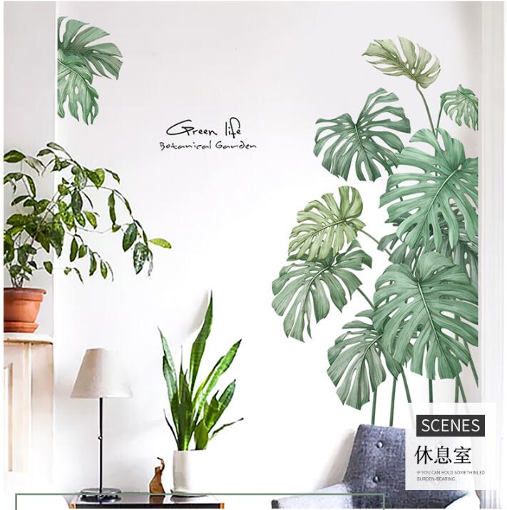 Creative plant refrigerator Fridge Magnets wardrobe living room porch wall decoration layout sticker self-adhesive-image-519218855
