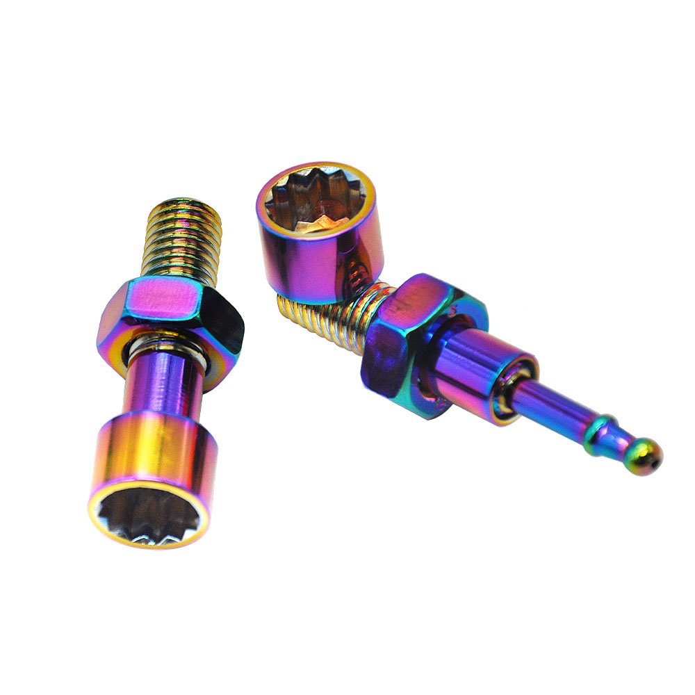 

Rainbow Zinc Alloy Smoking Herb Pipe 81MM With Metal Bowl Screws Style Metal Tobacco Pipes Removable Smoke Hand Spoon Pipe Accessories