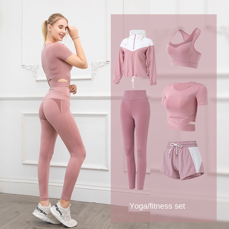 

2020 Yoga Set Sports Wear Jogging Tracksuit For Women Sportswear Gym Clothes Female Running Quick-drying Large Fitness Clothing, Shortsx7002
