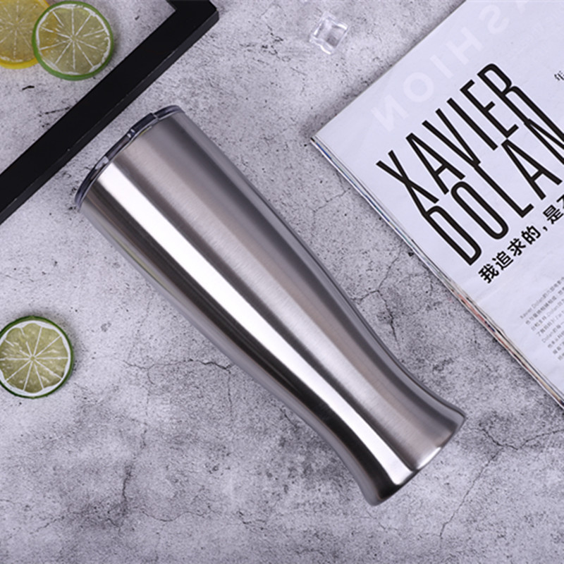 

30Oz Stainless Steel Pilsners Tumbler Office Coffee Cup Home Beer Mug Tea Mug Creative Vase Cup With Lid Keep Cold Thermo Cup DBC VT0672, Stainless steel color