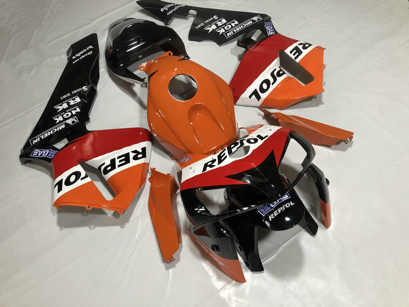 

Injection Fairing Body Kit for HONDA CBR600RR F5 05 06 CBR 600 RR CBR600 RR 2005 2006 Red orange Fairings bodywork GS05, Multi-color
