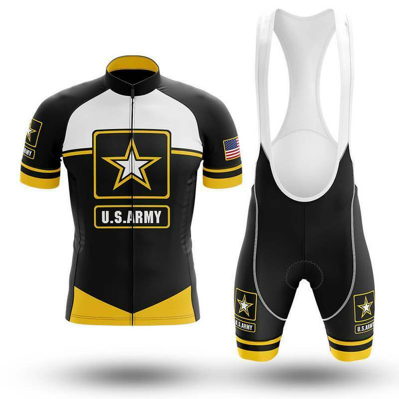 

New 2021 US Army Cycling team CCC jersey 19D pad Bike shorts set quick dry Ropa Ciclismo Mens pro BICYCLING Maillot Culotte wear, Short jersey style 1