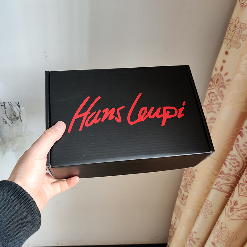 

300PCS/lot Custom Black Corrugated shipping boxes Packaging box printed mailer box packaging Clothing gift